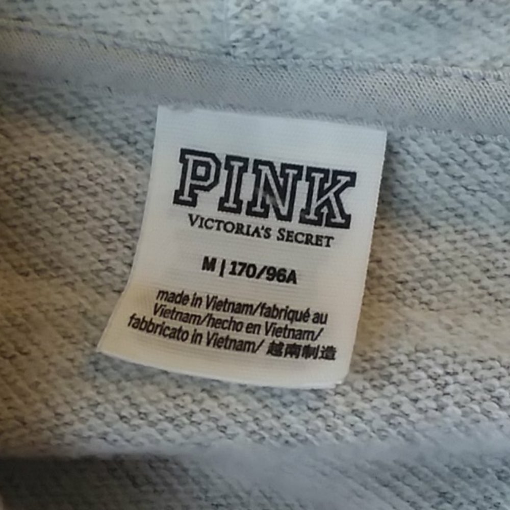 Pink cropped hoodie - Picture 3 of 3
